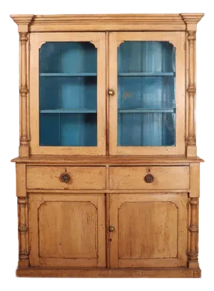 English Original Painted West Country Dresser