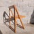 Vintage Folding Chairs in Wood by Aldo Jacober, 1968, Set of 4 For Sale - Image 3 of 8