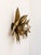 Vintage Brass Wall Sconces with Floral Motif, France, 1960, Set of 2 For Sale - Image 4 of 9