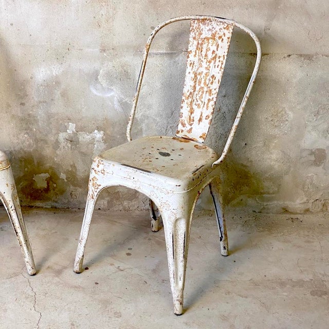 1950s Model A Tolix Chairs from Xavier Pauchard, 1950s, Set of 2 For Sale - Image 5 of 10