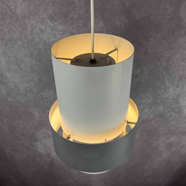 Mid-Century Modern Vintage Danish Ceiling Lamp from Fog & Mørup, 1960s, Set of 2 For Sale - Image 3 of 9