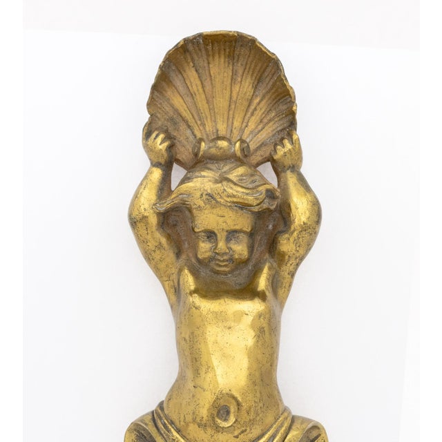 Rococo Rococo Style Gilt Bronze Architectural Mounts, 2 For Sale - Image 3 of 12