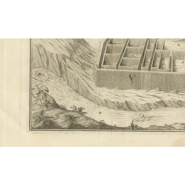Paper Jorge Juan y Santacilia and Antonio de Ulloa, Inca Palace in Peru, 1748, Print For Sale - Image 7 of 10