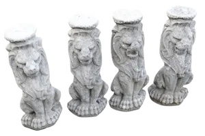 Stone Lion Garden Sculpture, 1920s