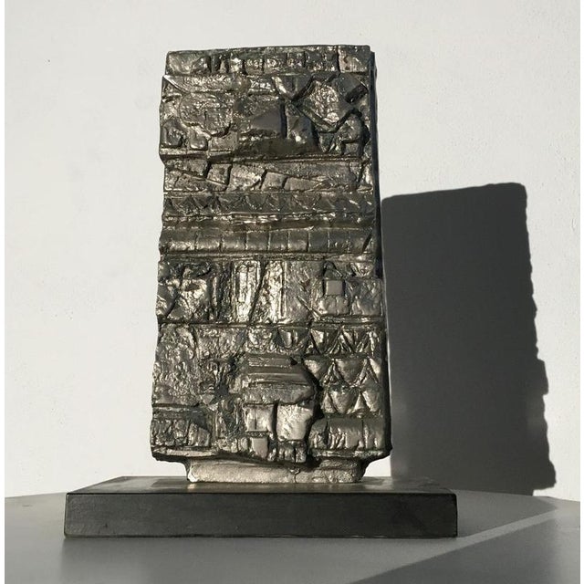 Edmondo Cirillo, Italian Abstract Sculpture, 1985, Bronze For Sale - Image 6 of 18