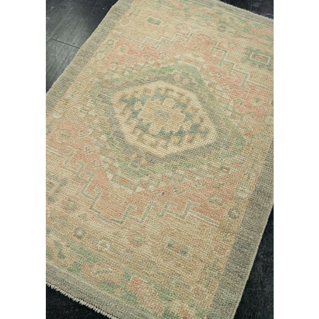 Turkish Oushak Rug 2'6" x 3'8" #20210 Explore a curated collection of hallway runners, wool rugs, and handmade...