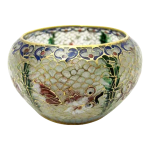Plique-a-jour Chinese Bowl