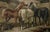 Victorian 19th Century Oil Painting of Horses With Gilt Frame by Biggs & Sons London For Sale - Image 3 of 10