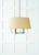 Square Tube Hanging Shade in Polished Nickel with Natural Paper Shade Designer: Chapman & Myers Canopy: 5.75" Square...