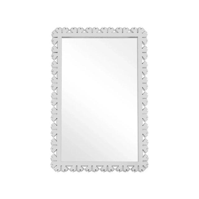 Contemporary Fleur Home Audubon Bamboo Sticks Rectangle Mirror in Graytint, 31.5x39 For Sale - Image 3 of 3