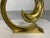 Mid-Century Modern 1970s Erwin Lambeth for Pierre Cardin Solid Brass Lamps - A Pair For Sale - Image 3 of 7