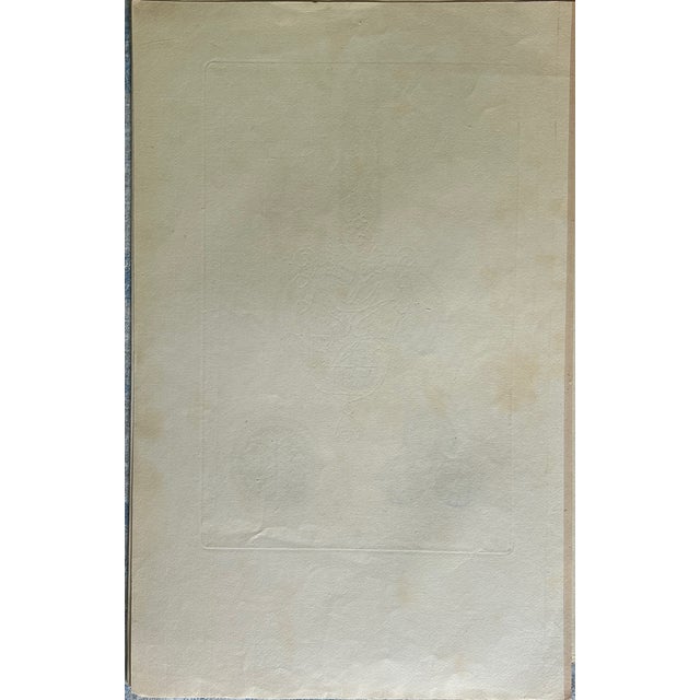 Paper Mid 19th Century Etching Reproduction of Vases and Ornaments of the 9th Century by French Artist Nicolas Xavier Willemin For Sale - Image 7 of 7