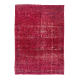 Pasargad DC Purple Vintage Modern Od Rug For Sale