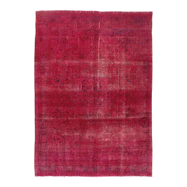 Pasargad DC Purple Vintage Modern Od Rug For Sale