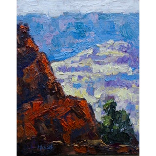 "Grand Canyon" Contemporary Impasto Landscape Oil Painting For Sale