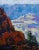 "Grand Canyon" Contemporary Impasto Landscape Oil Painting For Sale