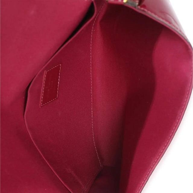 Purple Fuschia Monogram Vernis Felicie Pochette For Sale - Image 8 of 9