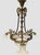 Beautiful Louis XV style chandelier in bronze and frosted glass Bronze frame decorated with glass beads and drops. Three...