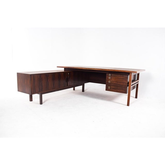 1960s Mid-Century Rosewood Desk by Arne Vodder for Sibast, 1960 For Sale - Image 5 of 12