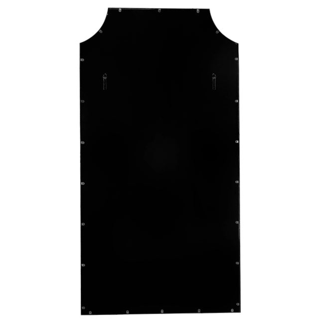 Modern Simone Matte Black Floor Mirror For Sale - Image 3 of 7