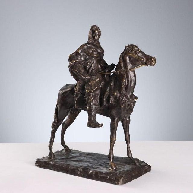 Berber on Horseback by Paolo Petrovitch Troubetzkoy For Sale - Image 10 of 10