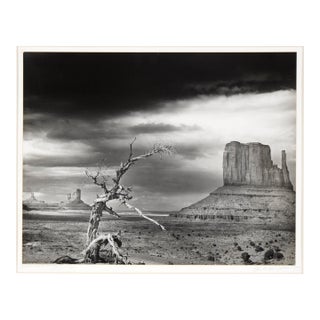 "Monument Valley" Black and White Photograph For Sale