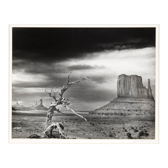 "Monument Valley" Black and White Photograph For Sale