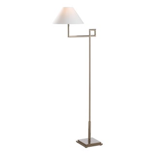 St. Dunstan Floor Lamp - Polished Nickel For Sale