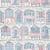 Sanderson Beach Huts Wallpaper in Nautical For Sale
