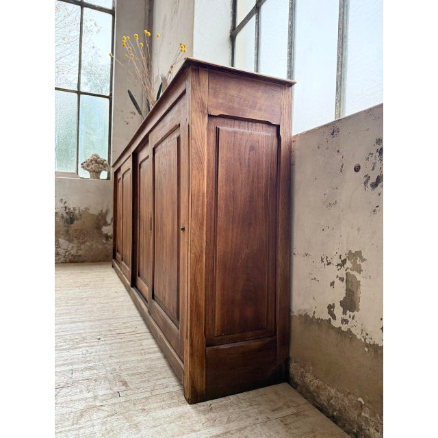 Oak Sideboard with Sliding Doors, 1900s For Sale - Image 16 of 18