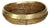 French Riviera Rush and Brass Basket, France, 1950s For Sale