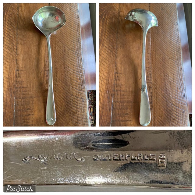 Vintage Oneida Silverplate Punch Bowl Set – 12 Cups & Ladle. See My Photos for Versatility! Traditional, Southern & Palm Beach Regency Hosting. For Sale - Image 11 of 12