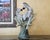 Statement Franz Collection “Jungle Beauties – Safari” Zebra Vase, FZ00379, crafted in glossy porcelain with three...