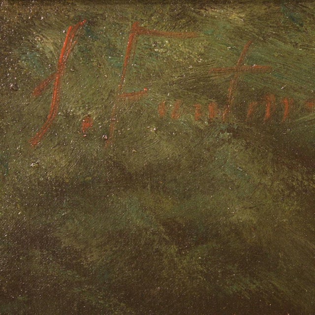 Italian Artist, Still Life with Fruit, 1950, Oil on Canvas For Sale - Image 15 of 16