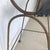 Vintage Studio-Made Sculptural Iron Counter Stool With Black Leather Seat For Sale - Image 9 of 18