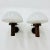 Mid-Century Modern Glass Globe Wall Sconces by Lisa Pape, Sweden, 1970s, Set of 2 For Sale - Image 3 of 18