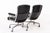 Pair Eames Herman Miller Time Life Black Leather Office Chairs 1980s For Sale - Image 14 of 17