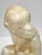 White Late 20th Century Pair Vintage Italian Alabaster Sculptures of Seated Macaques Monkeys For Sale - Image 8 of 8