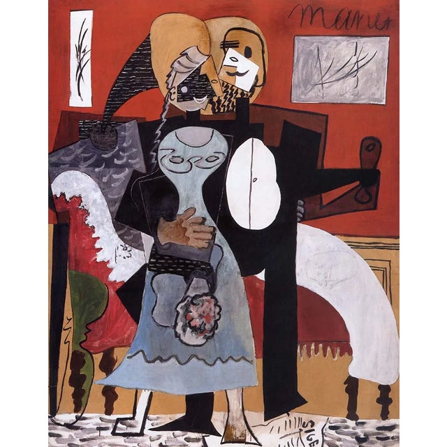 Artist: Pablo Picasso Title: The lovers Medium: Giclee Marks: L.E numbered Paper size: watercolor paper 19 x 13 inch...