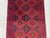 Red & Navy Blue Geometric Tribal Wool Runner Rug, 2'7" X 12'6" For Sale - Image 6 of 13