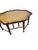 Vintage Faux Bamboo Coffee Table Gold Leaf Italian Regency For Sale - Image 4 of 15