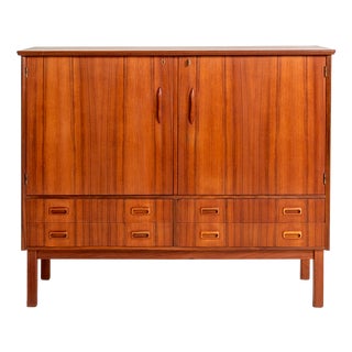 Teak Highboard, Sweden, 1960s For Sale