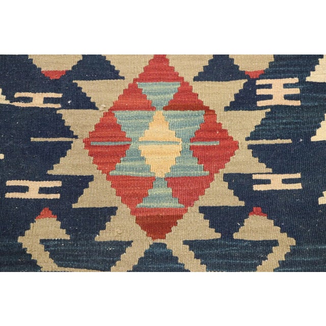 Vintage Persian Shiraz Kilim Rug - 02'00 X 02'11 For Sale - Image 4 of 9