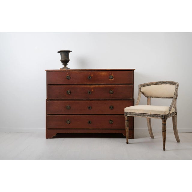 Chest of drawers in two parts from late 18th century, northern Sweden. The chest is from circa 1790 which is the Swedish...
