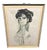 Bruno Cassinari, A Woman's Face, 1961, Watercolor Painting For Sale