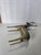 Brass Vintage Indian Dhokra Brass Deer Sculpture For Sale - Image 8 of 9
