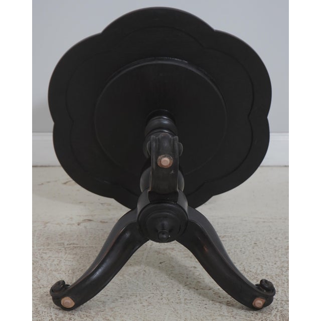 Maitland Smith Clover Decorated Top Occasional Lamp Table For Sale - Image 12 of 13