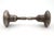 Mid 20th Century Antique Arts & Crafts Cast Iron Passage Door Knob Set For Sale - Image 5 of 10