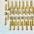 Vintage Coastal Boho Chic Chinoiserie Faux Bamboo & 18/8 Stainless Flatware Set- 49 Pieces. For Sale - Image 9 of 12