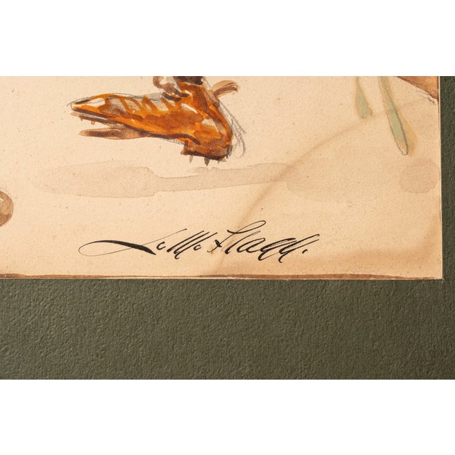 Circa 1900 James Montgomery Flagg Signed Political Cartoon Watercolor For Sale In Chicago - Image 6 of 7